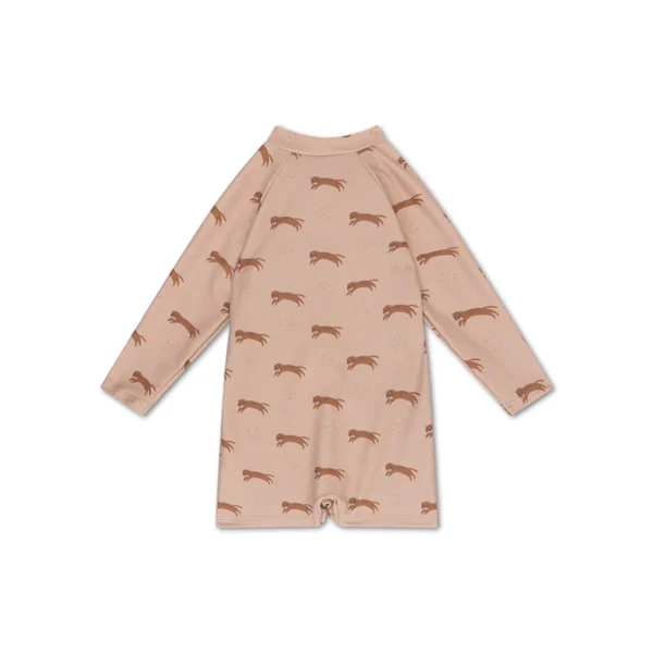 Laste ujumiskostüüm UV-kaitsega / Brown Leopard - Image 5