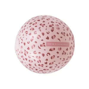 Täispuhutav rannapall Vanaroosa Leopard Ø 51 cm